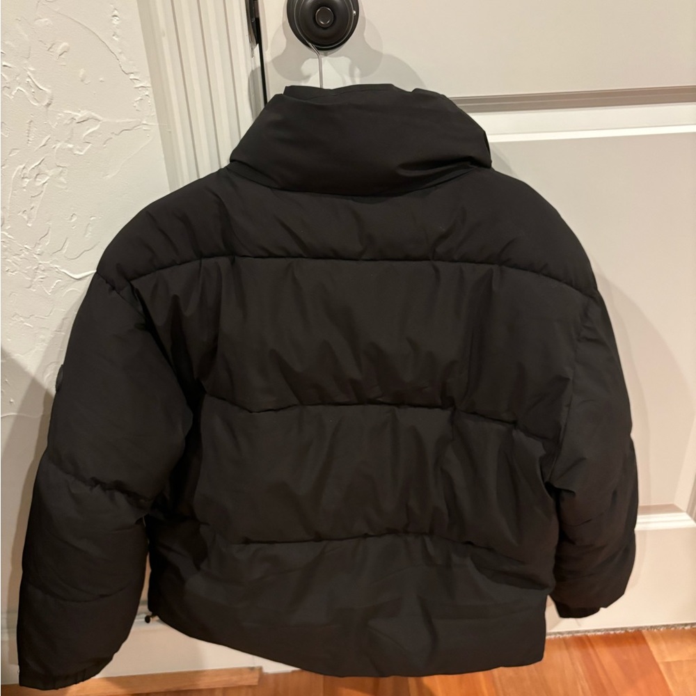 French Connection Black Puffer Jacket - Picture 2 of 3